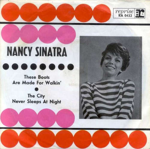 Cover Nancy Sinatra - These Boots Are Made For Walkin' / The City Never Sleeps At Night (7, Single) Schallplatten Ankauf