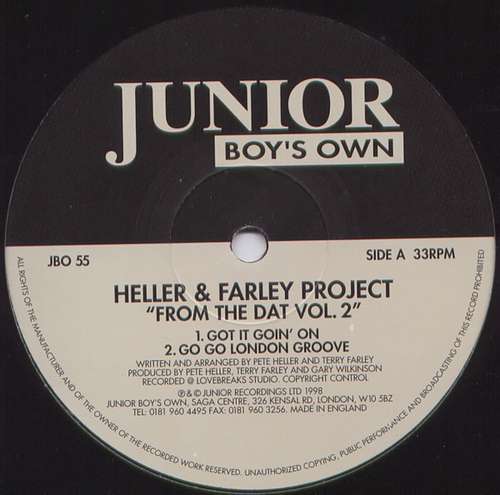 Cover Heller & Farley Project - From The Dat Vol. 2 (12) Schallplatten Ankauf