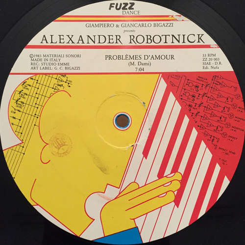 Cover Alexander Robotnick - Problèmes D'Amour (12, Ove) Schallplatten Ankauf