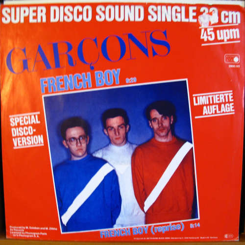 Cover Garçons - French Boy (12, Ltd) Schallplatten Ankauf
