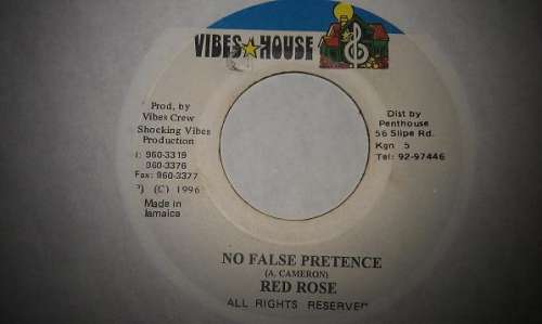 Cover Red Rose* - No False Pretence (7) Schallplatten Ankauf