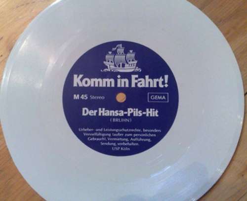 Cover Christian Bruhn - Komm In Fahrt / Der Hansa-Pils-Hit (Flexi, 7, S/Sided, whi) Schallplatten Ankauf