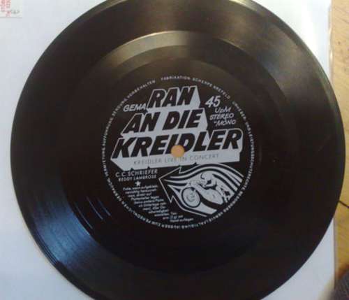 Cover C.C. Schriefer / Reddy Lambrose - Ran An Die Kreidler - Kreidler Live In Concert (Flexi, 7, Single, S/Sided) Schallplatten Ankauf