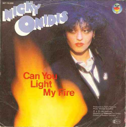 Cover Nicky Onidis - Can You Light My Fire (7, Single) Schallplatten Ankauf