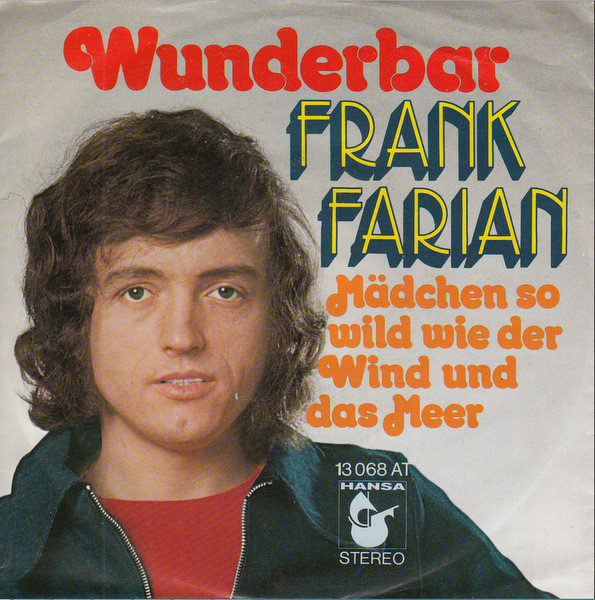 Cover Frank Farian - Wunderbar (7, Single) Schallplatten Ankauf