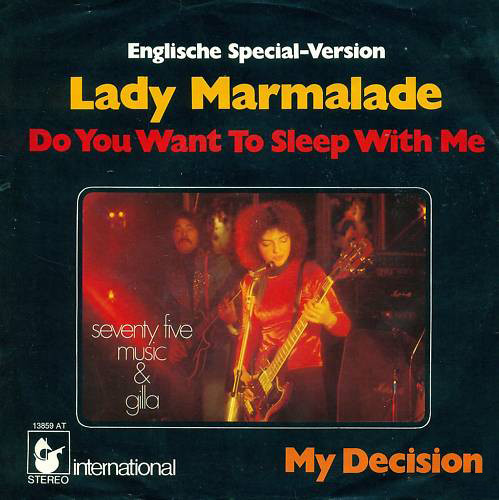 Cover Seventy Five Music & Gilla - Lady Marmalade (Do You Want To Sleep With Me) (7, Single) Schallplatten Ankauf