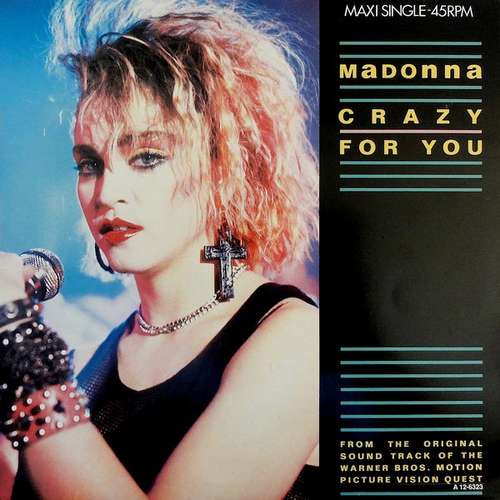 Cover Madonna - Crazy For You (12, Maxi, Whi) Schallplatten Ankauf