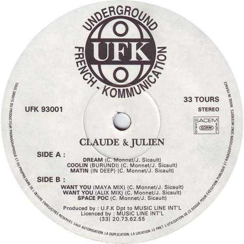Cover Claude & Julien - Dream (12) Schallplatten Ankauf