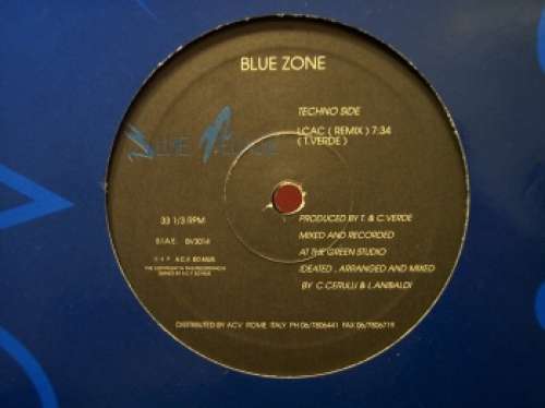 Cover Blue Zone - L.C.A.C. (12) Schallplatten Ankauf