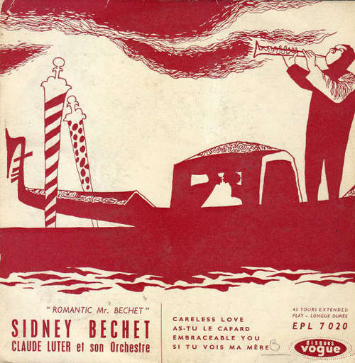 Cover Sidney Bechet, Claude Luter Et Son Orchestre - Romantic Mr. Bechet (7, EP) Schallplatten Ankauf