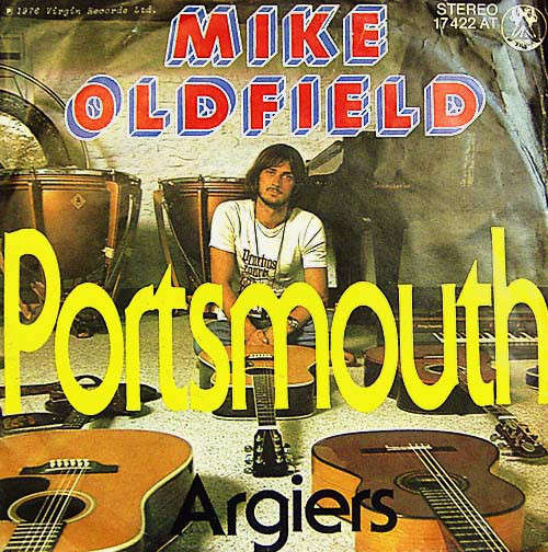 Cover Mike Oldfield - Portsmouth (7, Single) Schallplatten Ankauf
