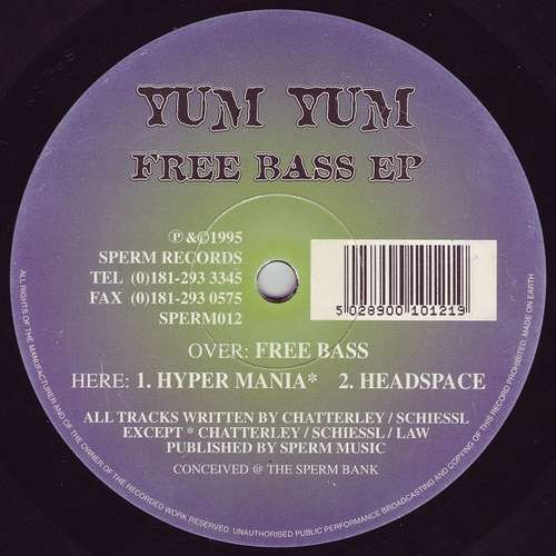 Cover Yum Yum - Free Bass EP (12, EP) Schallplatten Ankauf