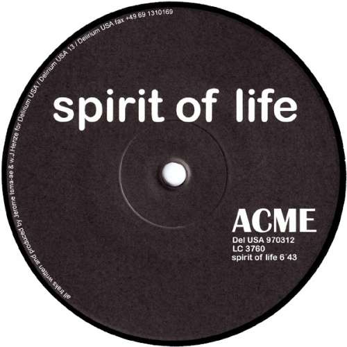 Cover ACME - Spirit Of Life (12) Schallplatten Ankauf