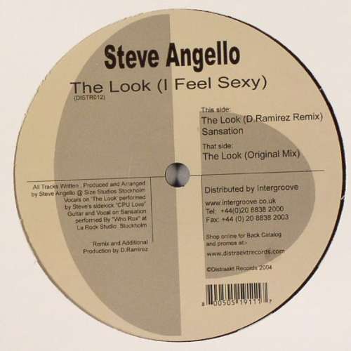 Cover Steve Angello - The Look (I Feel Sexy) (12) Schallplatten Ankauf