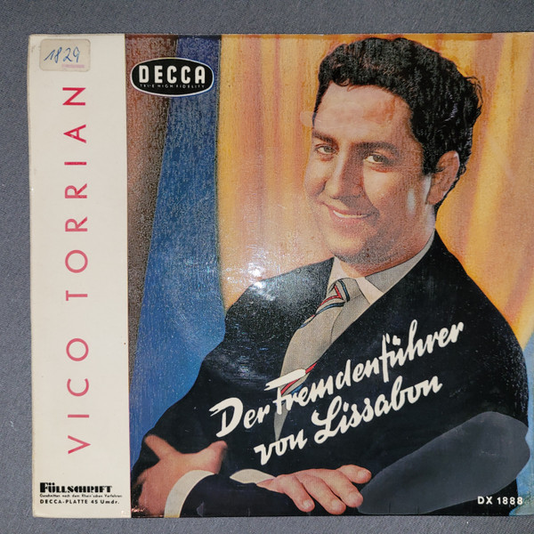 Cover Vico Torriani - Der Fremdenführer Von Lissabon (7, EP, Mono) Schallplatten Ankauf