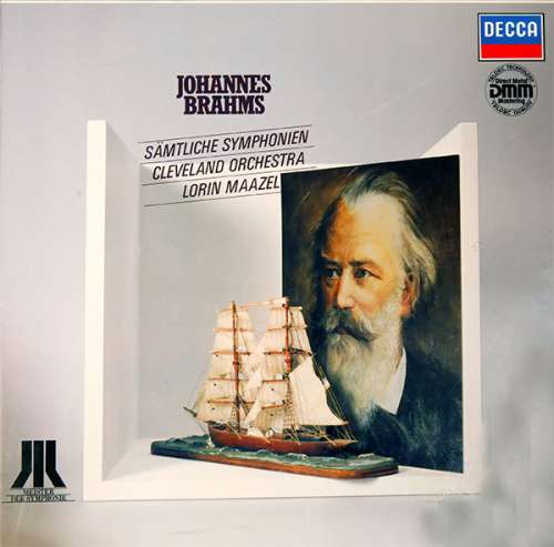 Cover Johannes Brahms / Lorin Maazel / Cleveland Orchestra* - Sämtliche Symphonien (3xLP) Schallplatten Ankauf