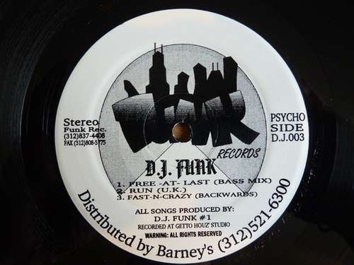 Cover D.J. Funk* - Psycho Funk EP  (12) Schallplatten Ankauf