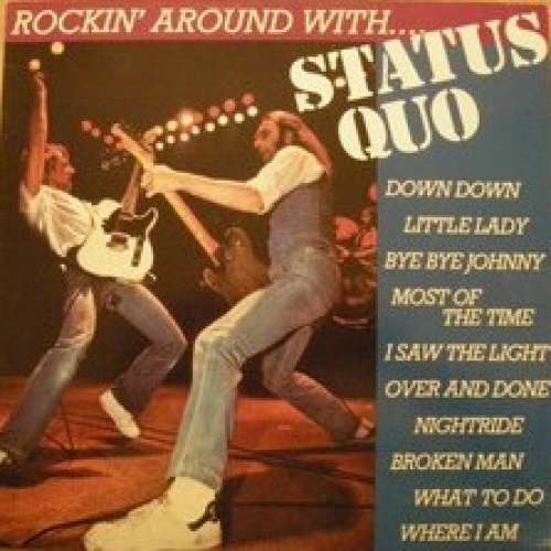 Cover Status Quo - Rockin' Around With Status Quo (LP, Comp) Schallplatten Ankauf