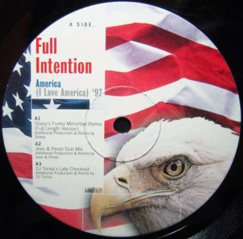 Cover Full Intention - America (I Love America) '97 (12) Schallplatten Ankauf