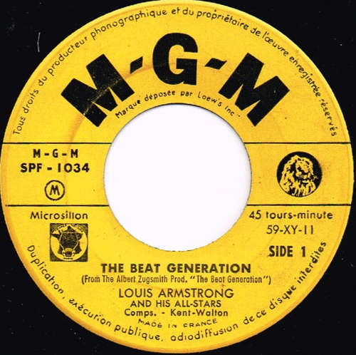 Cover Louis Armstrong And His All-Stars - The Beat Generation (7, Single) Schallplatten Ankauf