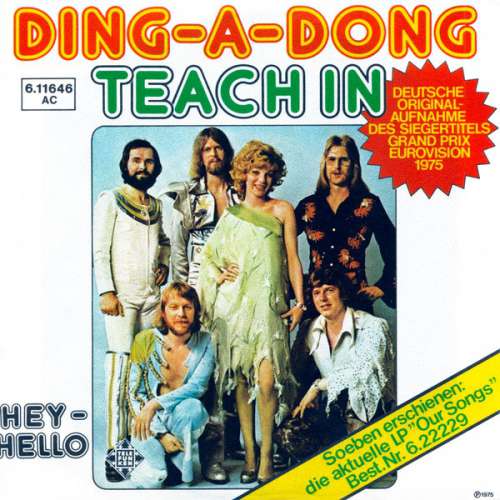 Cover Teach-In - Ding-A-Dong  (7, Single) Schallplatten Ankauf