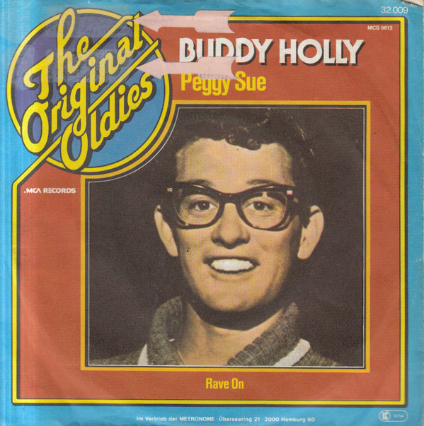 Cover Buddy Holly - Peggy Sue / Rave On (7, Single) Schallplatten Ankauf