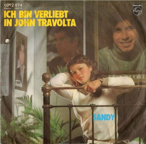 Cover Sandy (8) - Ich Bin Verliebt In John Travolta (7, Single) Schallplatten Ankauf