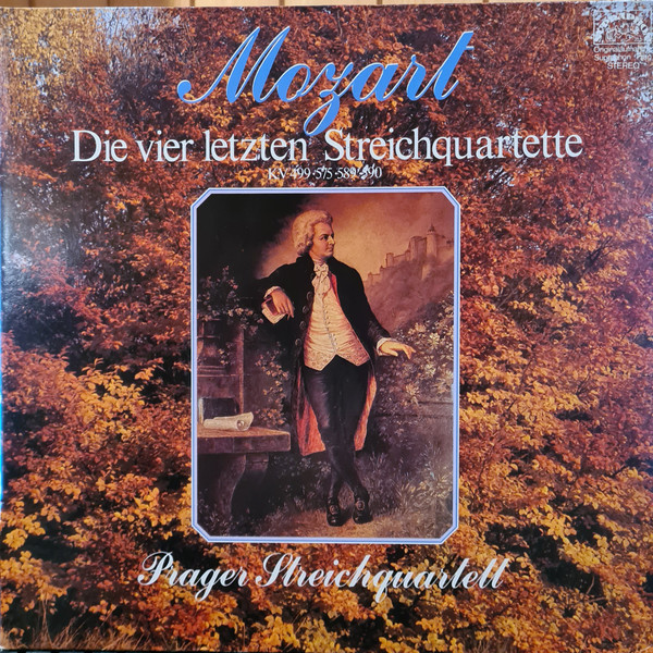 Cover Mozart*, Prager Streichquartett* - Die Vier Letzten Streichquartette KV 499 • 575 • 589 • 590 (2xLP) Schallplatten Ankauf