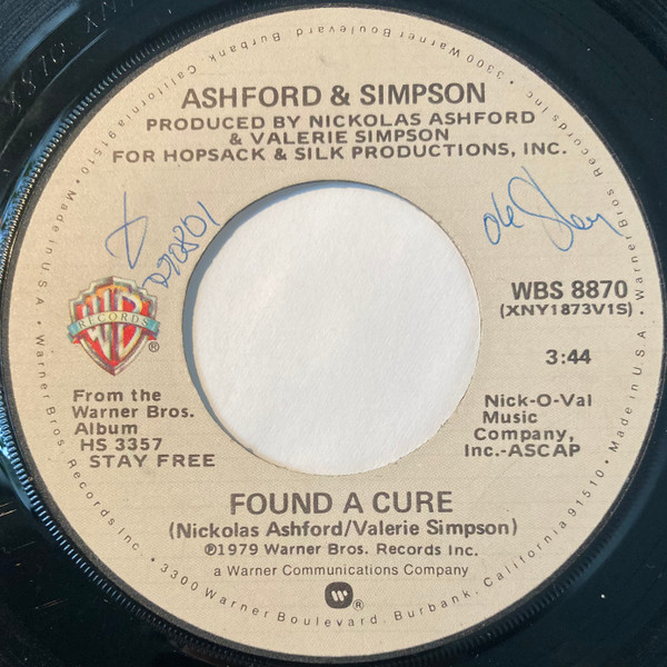 Cover Ashford & Simpson - Found A Cure (7, Single, ━◁ ) Schallplatten Ankauf