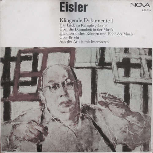 Cover Hanns Eisler - Klingende Dokumente I (LP) Schallplatten Ankauf