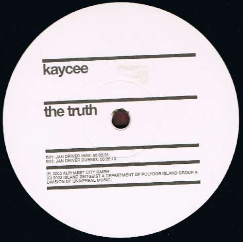 Cover Kaycee - The Truth (12, Promo) Schallplatten Ankauf