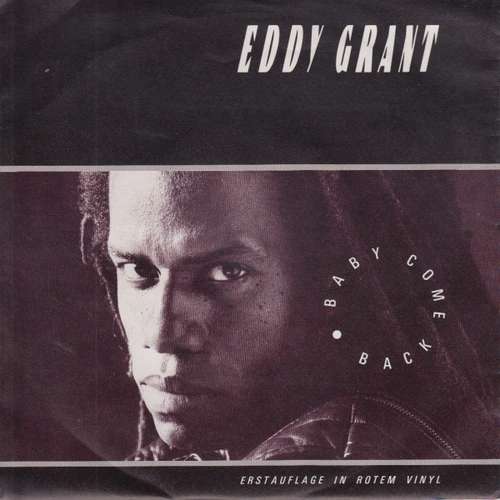 Cover Eddy Grant - Baby Come Back (7, Red) Schallplatten Ankauf