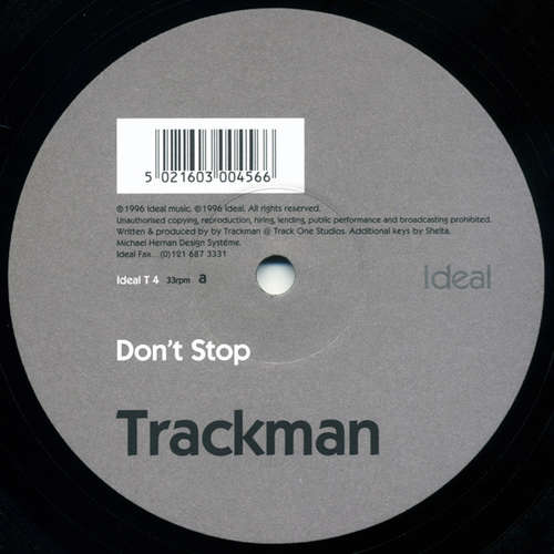 Cover Trackman - Don't Stop (12) Schallplatten Ankauf