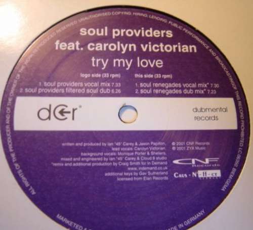 Cover Soul Providers - Try My Love (12) Schallplatten Ankauf