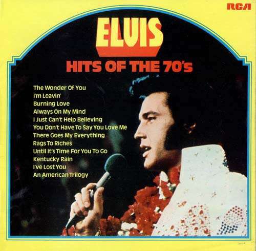 Cover Elvis Presley - Hits Of The 70's (LP, Comp, RE) Schallplatten Ankauf