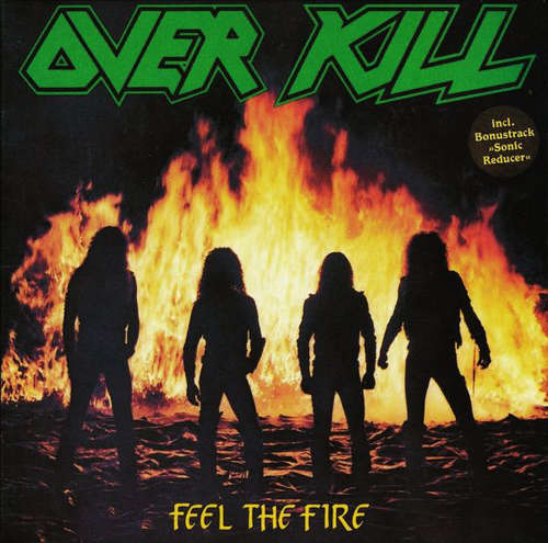 Cover Overkill - Feel The Fire (LP, Album) Schallplatten Ankauf