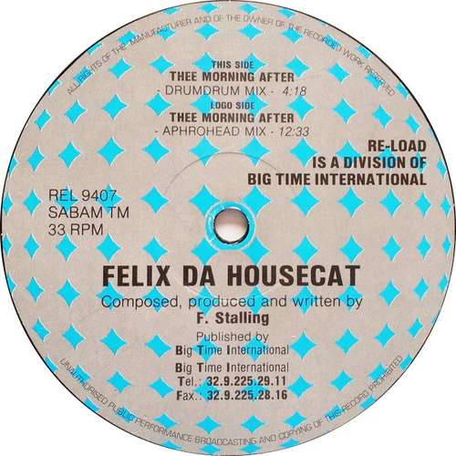 Cover Felix Da Housecat - The Morning After (12) Schallplatten Ankauf