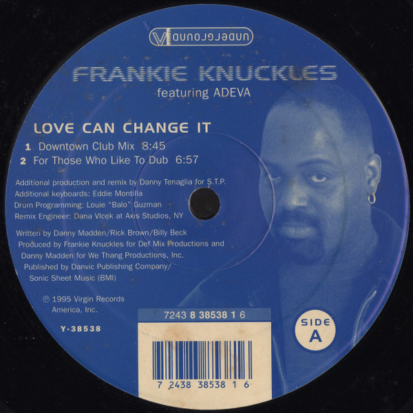 Cover Frankie Knuckles Featuring Adeva - Love Can Change It / Walkin' (12) Schallplatten Ankauf