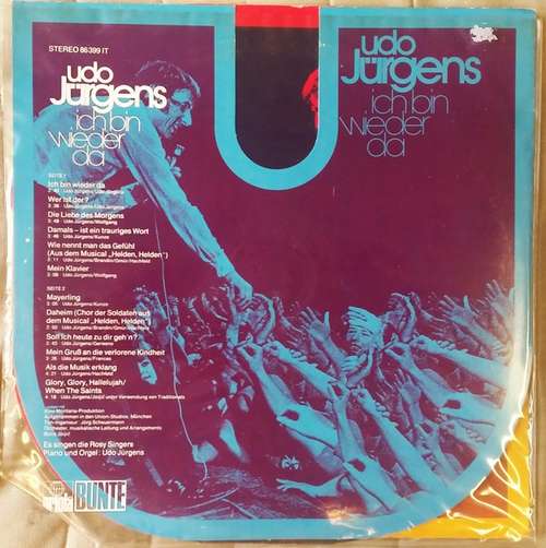 Cover Udo Jürgens - Ich Bin Wieder Da (LP, Album) Schallplatten Ankauf