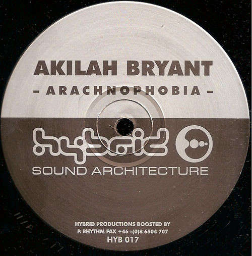 Cover Akilah Bryant - Arachnophobia (2x12) Schallplatten Ankauf