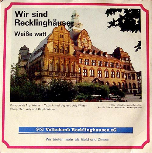 Cover Ady* Und Ralph Winter (2) - Wir Sind Recklinghäuser / Weiße Watt (7) Schallplatten Ankauf