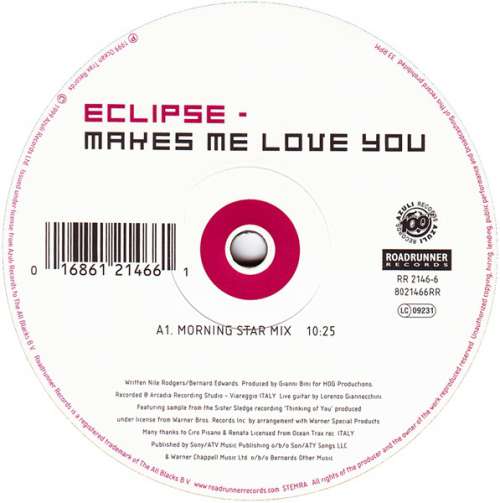 Cover Eclipse - Makes Me Love You (12) Schallplatten Ankauf