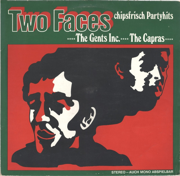 Cover The Gents Inc. / The Capras - Two Faces (Chipsfrisch Partyhits) (LP, Album) Schallplatten Ankauf