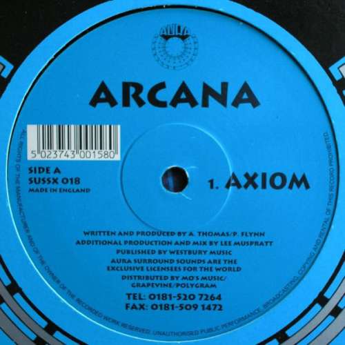 Cover Arcana (3) - Axiom (12) Schallplatten Ankauf