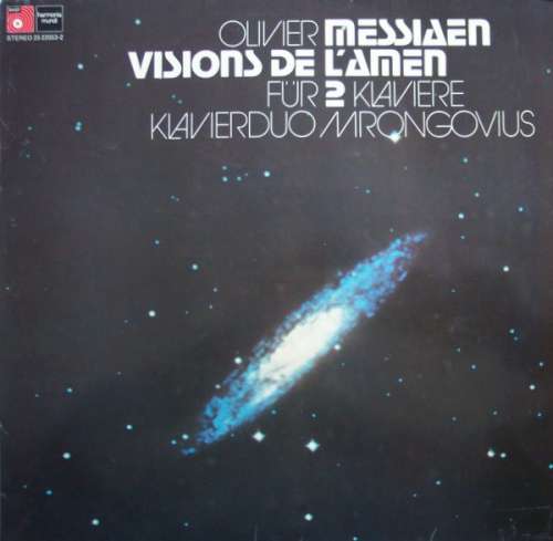 Cover Olivier Messiaen - Klavierduo Mrongovius* - Visions De L'Amen Für 2 Klaviere (LP, Album) Schallplatten Ankauf