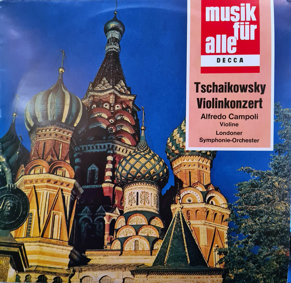 Cover Tschaikovsky*, Alfredo Campoli ,  Londoner Symphonie-Orchester* - Violinkonzert (LP, RE) Schallplatten Ankauf