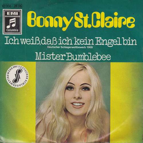 Cover Bonny St. Claire* - Ich Weiß, Daß Ich Kein Engel Bin / Mister Bumblebee (7, Single) Schallplatten Ankauf