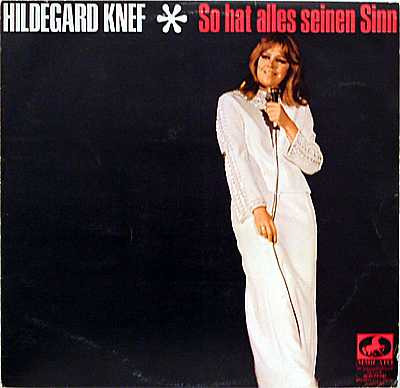 Cover Hildegard Knef - So Hat Alles Seinen Sinn (LP, Album) Schallplatten Ankauf
