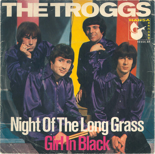 Cover The Troggs - Night Of The Long Grass / Girl In Black (7, Single, Mono) Schallplatten Ankauf