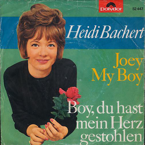 Cover Heidi Bachert - Joey My Boy / Boy, Du Hast Mein Herz Gestohlen (7, Single) Schallplatten Ankauf
